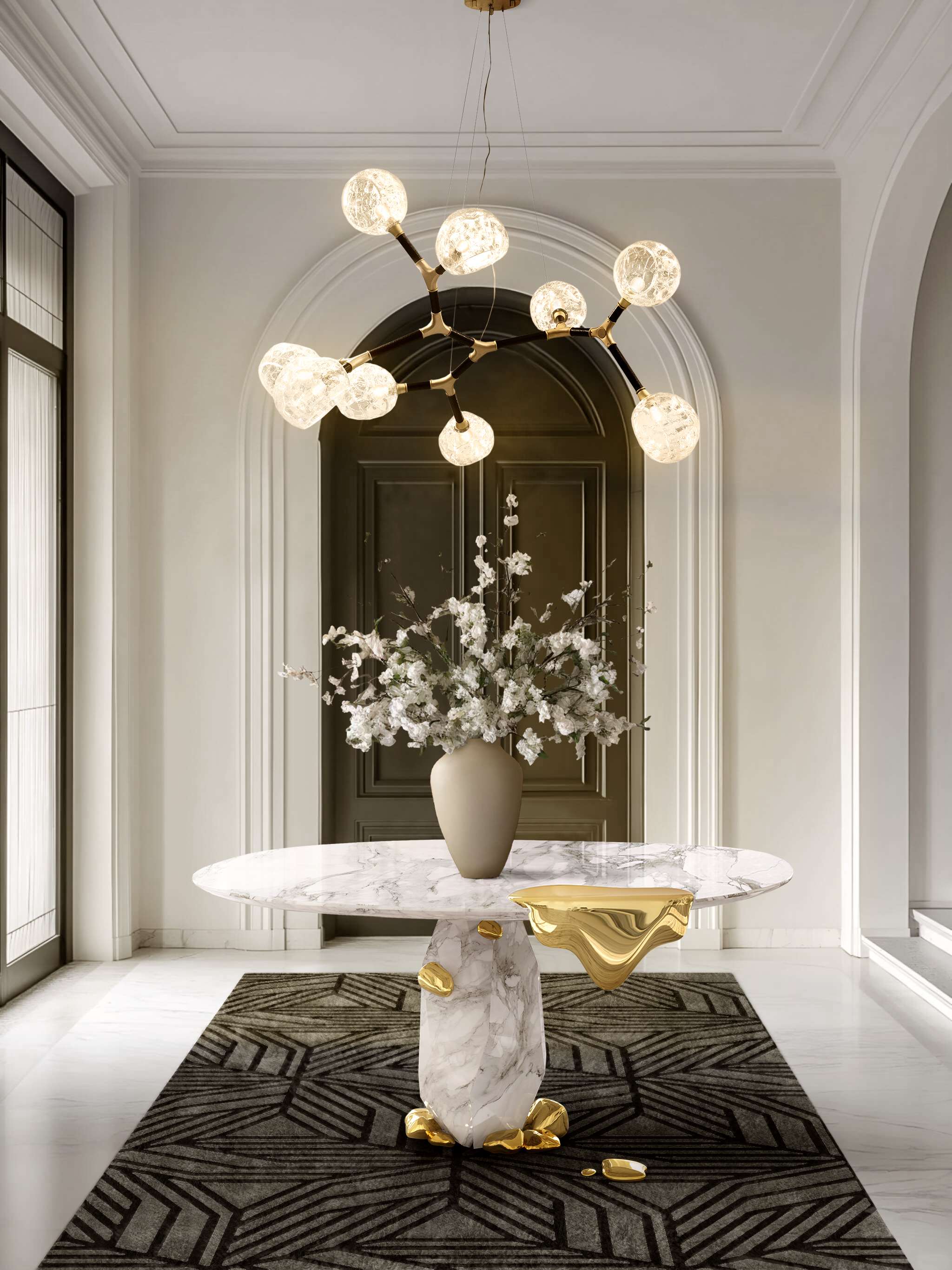 Cuca Rug, Horus Irregular Supension Light